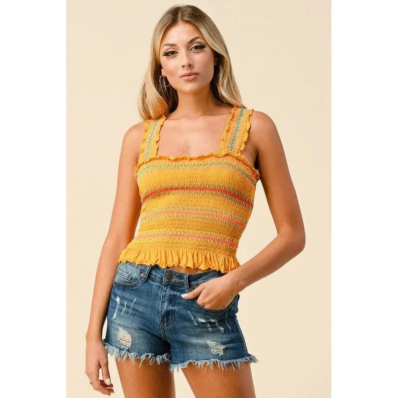 Multi color tank top