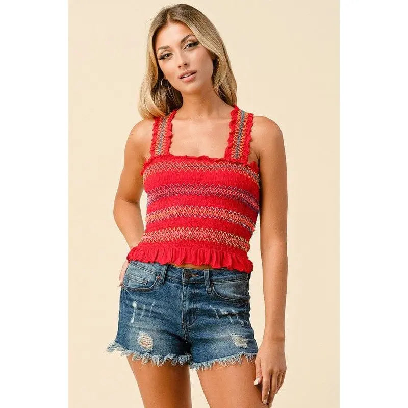 Multi color tank top