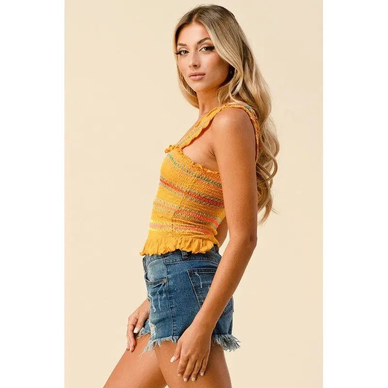 Multi color tank top