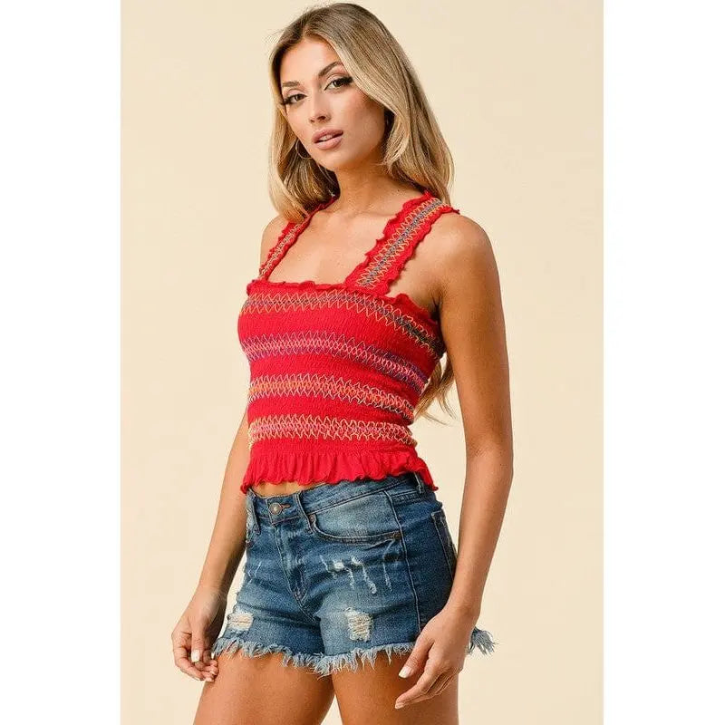Multi color tank top