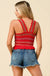 Multi color tank top