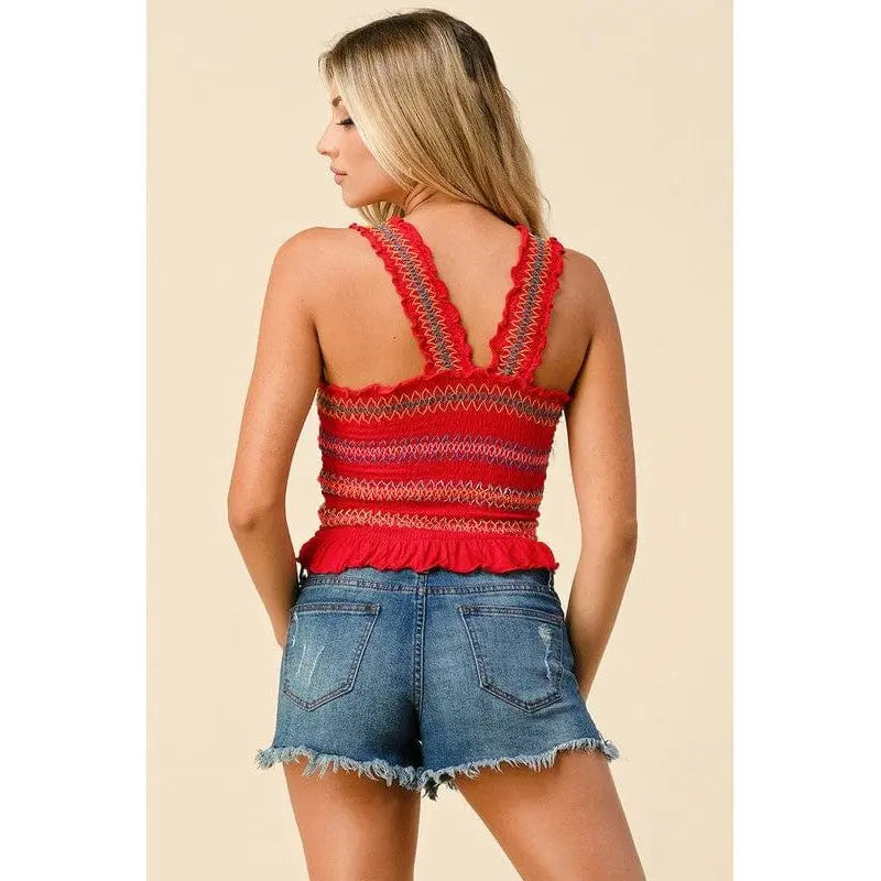 Multi color tank top