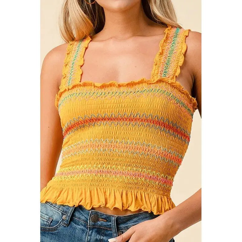 Multi color tank top