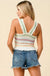 Multi color tank top