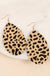 Animal Print Tear Drop Earrings LECCE