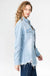 Distressed Denim Shirts Jacket American Bazi
