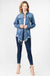 Distressed Denim Shirts Jacket American Bazi
