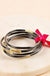 Glitter Jelly Tube Stack Satin Bow Bracelet LECCE