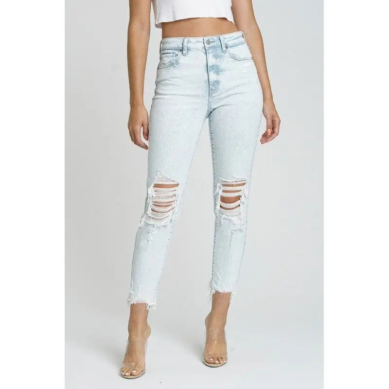 High rise mom jeans 