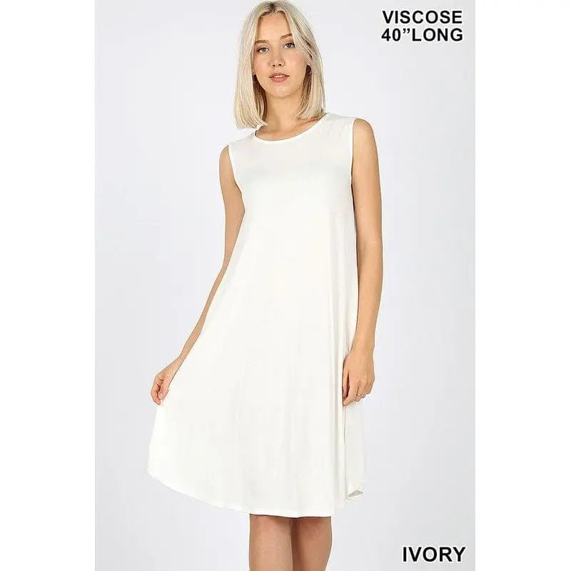 sleeveless dress