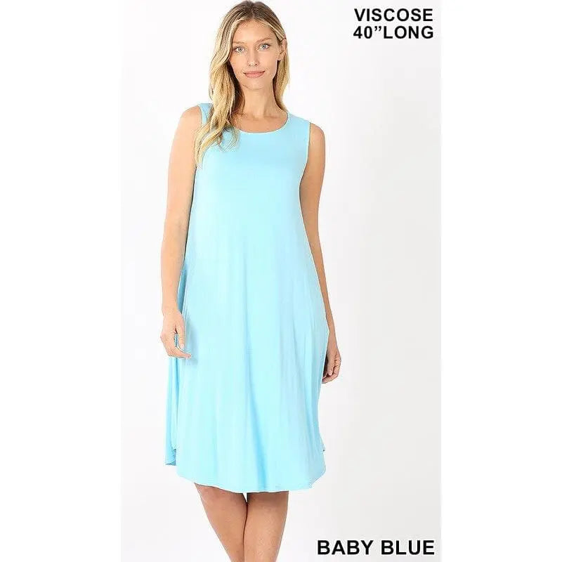 sleeveless dress
