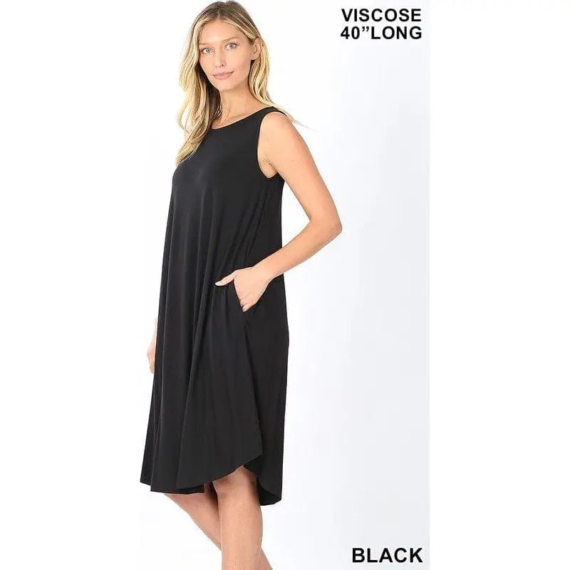 sleeveless dress