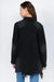 Distressed black shirt style jacket American Bazi