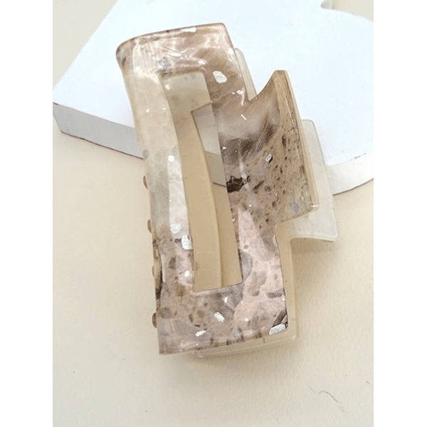 Clip de garra de mármol rectangular
