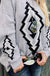 Aztec Printed Pullover Sweater LECCE