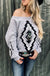 Grey Aztec Sweater