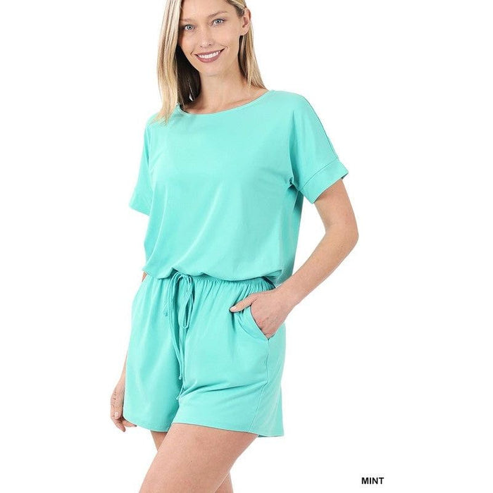 Romper with pockets