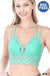 Crochet lace bralette with bra pads Zenana