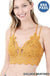 Crochet lace bralette with bra pads Zenana