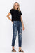 High-rise distressed boyfriend- Judy Blue Jeans