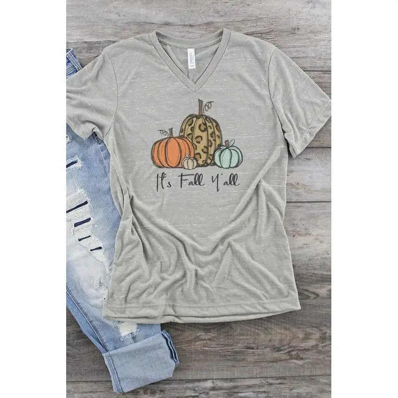 Es Fall Yall camiseta gráfica
