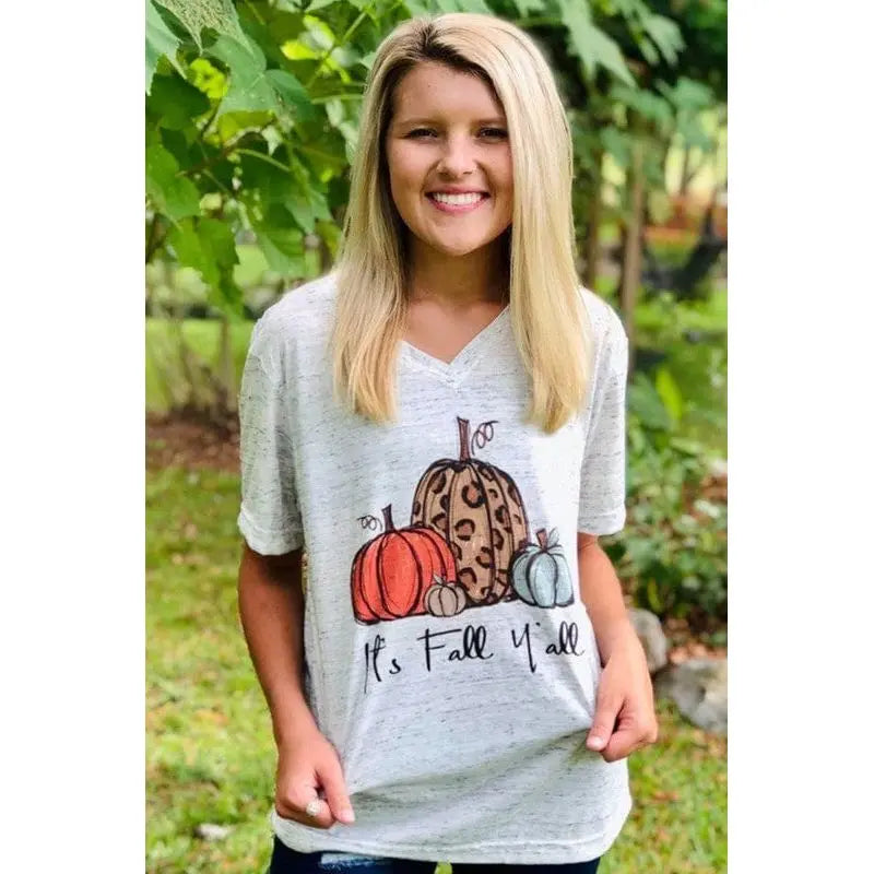 Es Fall Yall camiseta gráfica