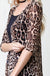 ANIMAL PRINT CARDIGAN LECCE