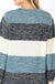 Melange color block balloon sleeve sweater LECCE