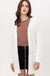 Popcorn Eyelash Open Front Long Line Cardigan Love tree