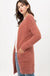 Popcorn Eyelash Open Front Long Line Cardigan Love tree