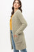 Popcorn Eyelash Open Front Long Line Cardigan Love tree