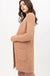 Popcorn Eyelash Open Front Long Line Cardigan Love tree