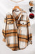 Women's Checkered Oversized Button-Down Jacket - Plaid Casual Coat LECCE