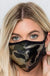 Glitter Accent Camouflage Fashion Mask Love & Repeat
