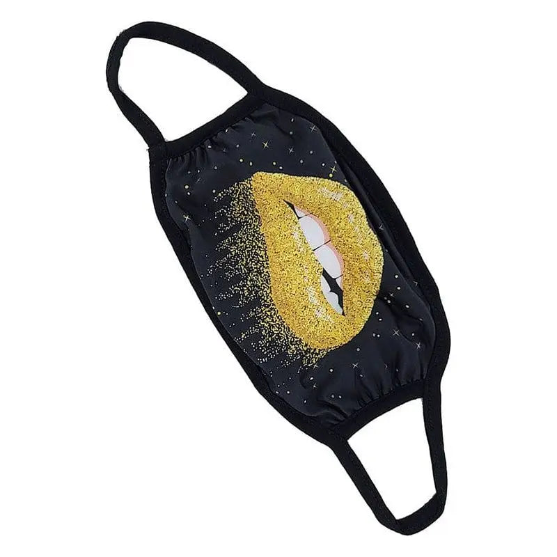Lip Print Sublimated Cotton Mask Love and Repeat