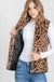 Animal Print Padded Vest With Side Pockets Detail LECCE