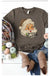 Leopard hat retro santa graphic tee L&B