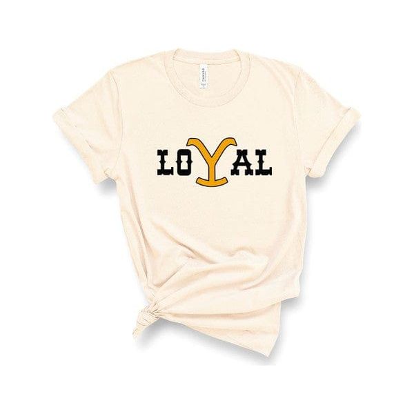 Loyal yellowstone boutique style tee