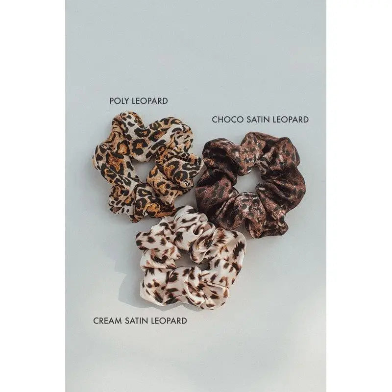Oversized leopard scrunchie LECCE