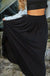 Smocking waist maxi skirt with side pocket Ninexis