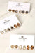 3 Multi Animal Pattern Stud Earrings set LECCE