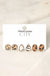 3 Multi Animal Pattern Stud Earrings set LECCE