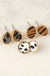 3 Multi Animal Pattern Stud Earrings set LECCE