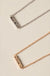 Mama square block lettering pendant necklace LECCE