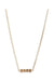 Mama square block lettering pendant necklace LECCE