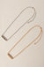 Mama square block lettering pendant necklace LECCE