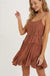 Ruffled swing cami dress LECCE