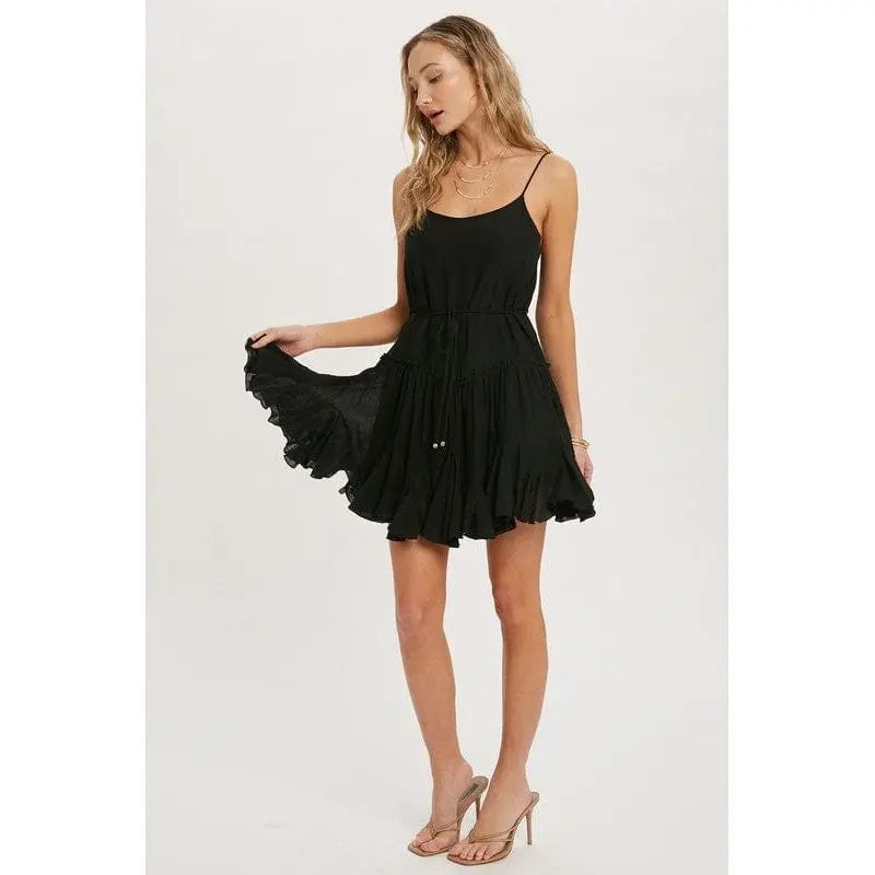 Ruffled swing cami dress LECCE