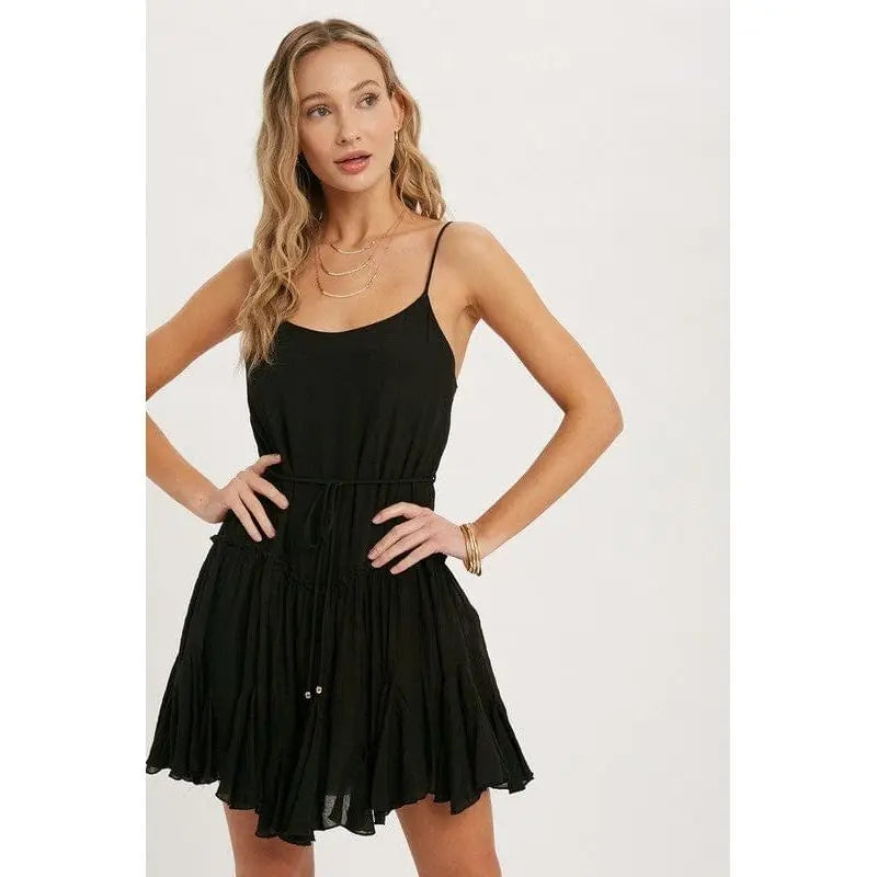 Ruffled swing cami dress LECCE