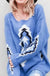 Aztec Printed Pullover Sweater LECCE